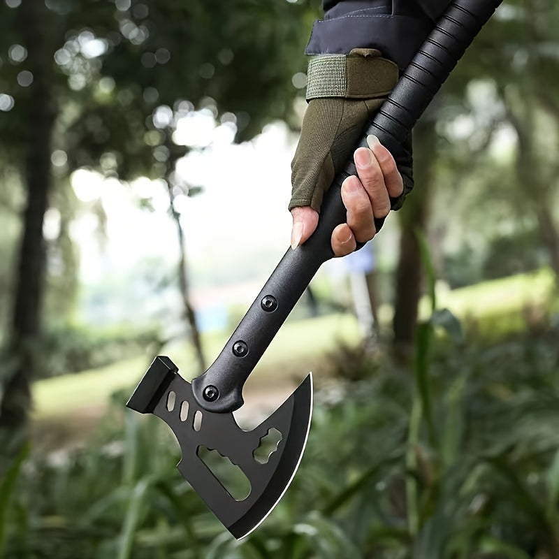 One-piece Stainless Steel Survival Axe, Multi-purpose Hammer