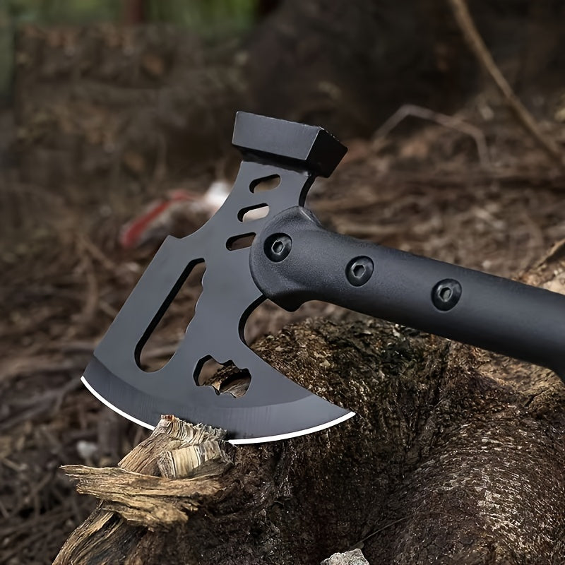 One-piece Stainless Steel Survival Axe, Multi-purpose Hammer