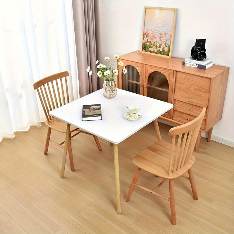 34 X 34inches Black/White Stretchy Square Table Cover