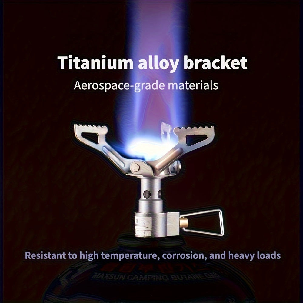 Ultralight Titanium Alloy Backpacking Stove Portable Propane