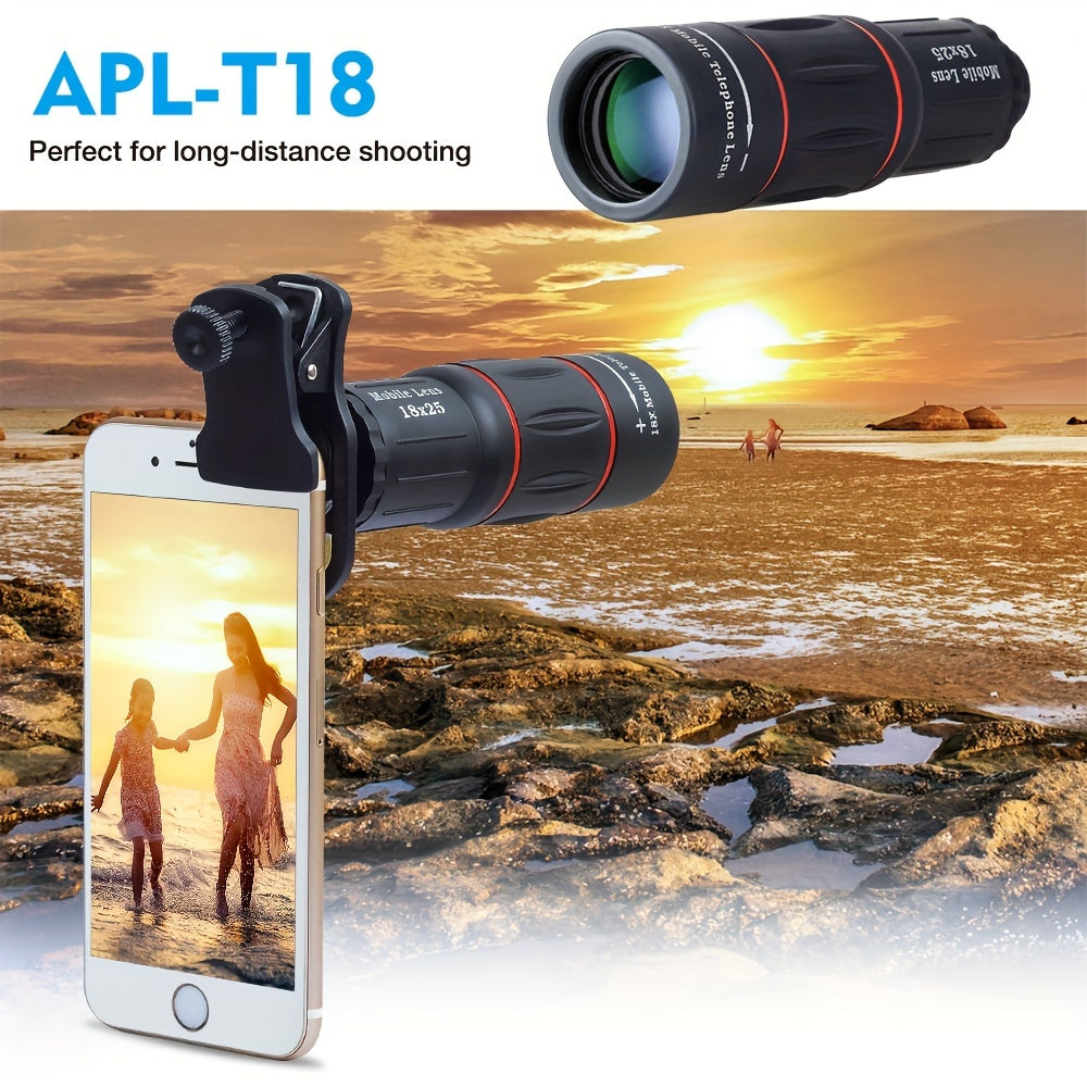 18X Monocular Zoom Lens Telephoto Lens - High-Power Zoom