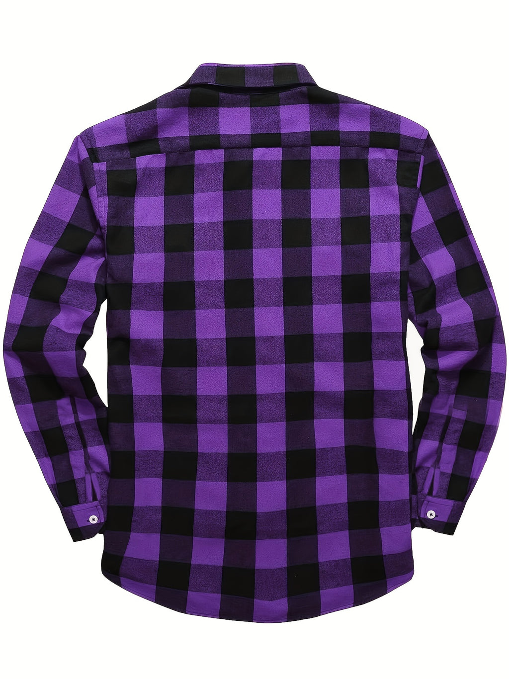 3pcs Stylish Plaid Pattern Long Sleeve Button Down Shirts