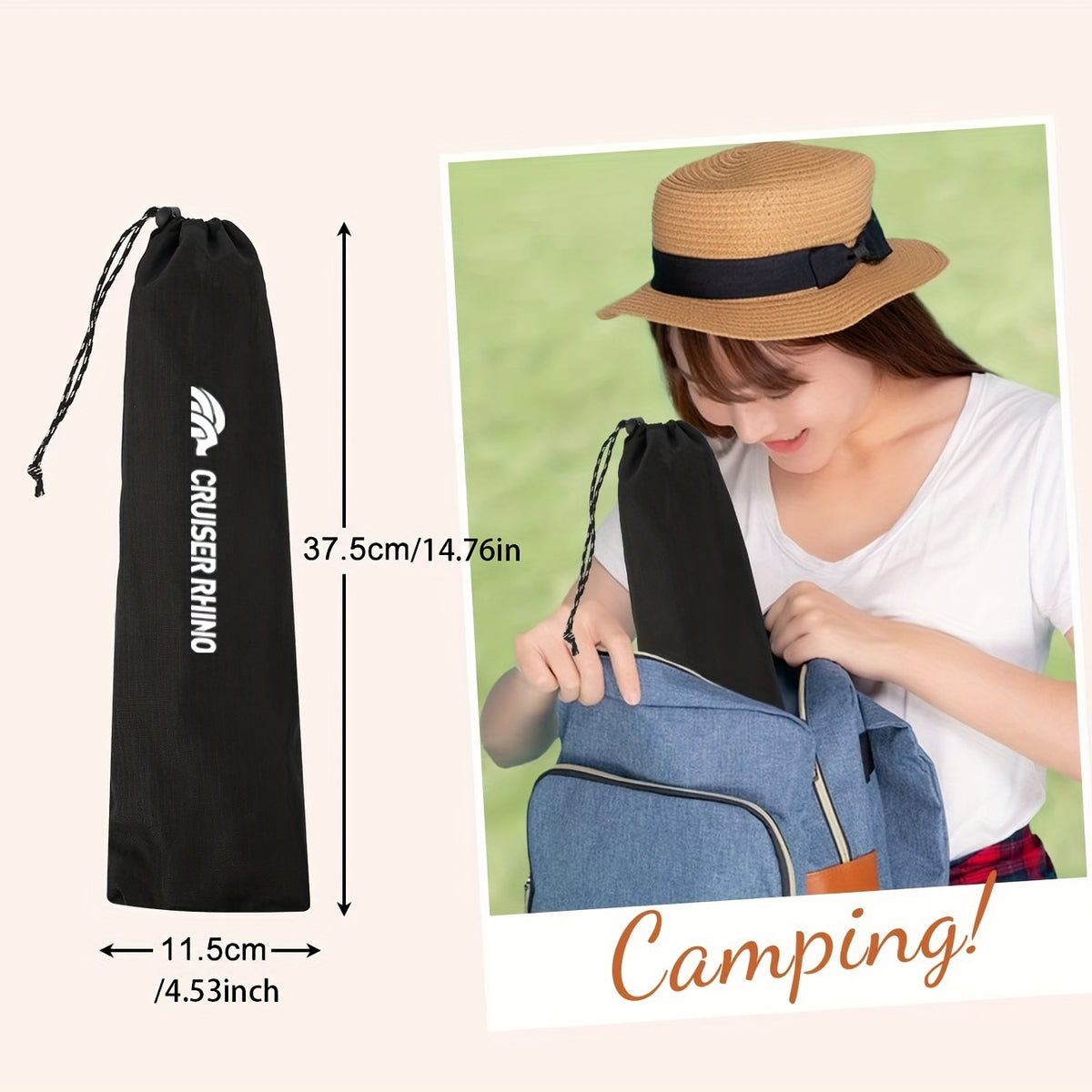 Aluminum Alloy Folding Hanging Rack With Detachable Hook