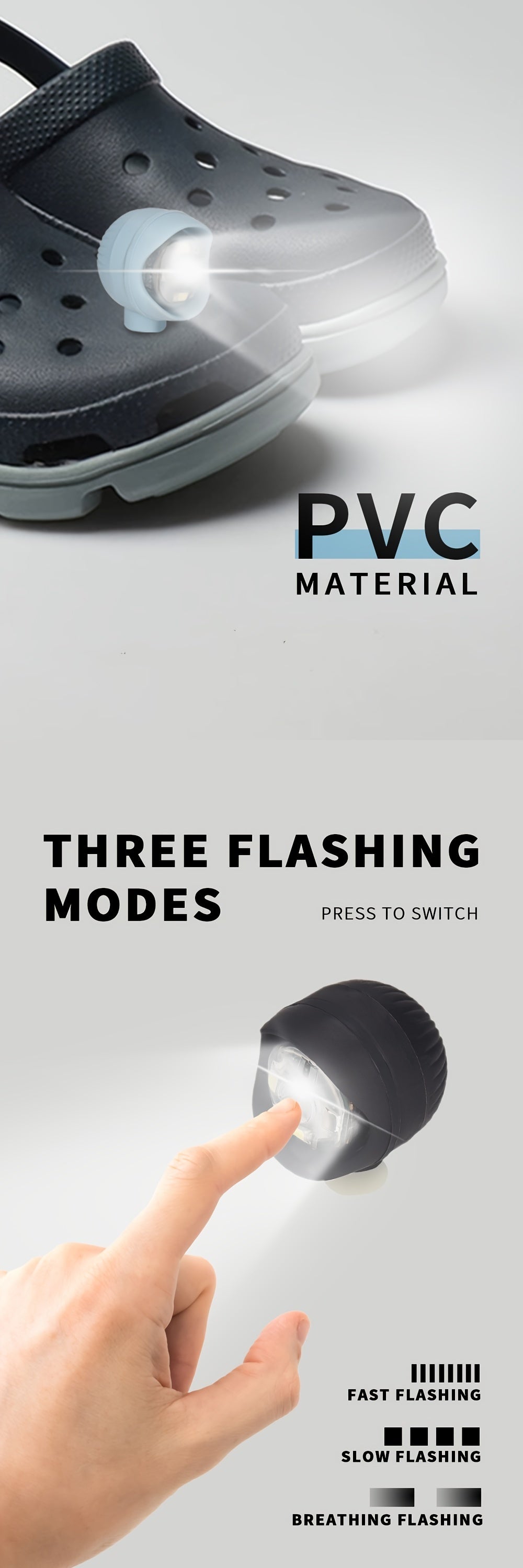 2pcs Ultra-Bright LED Shoe Lights