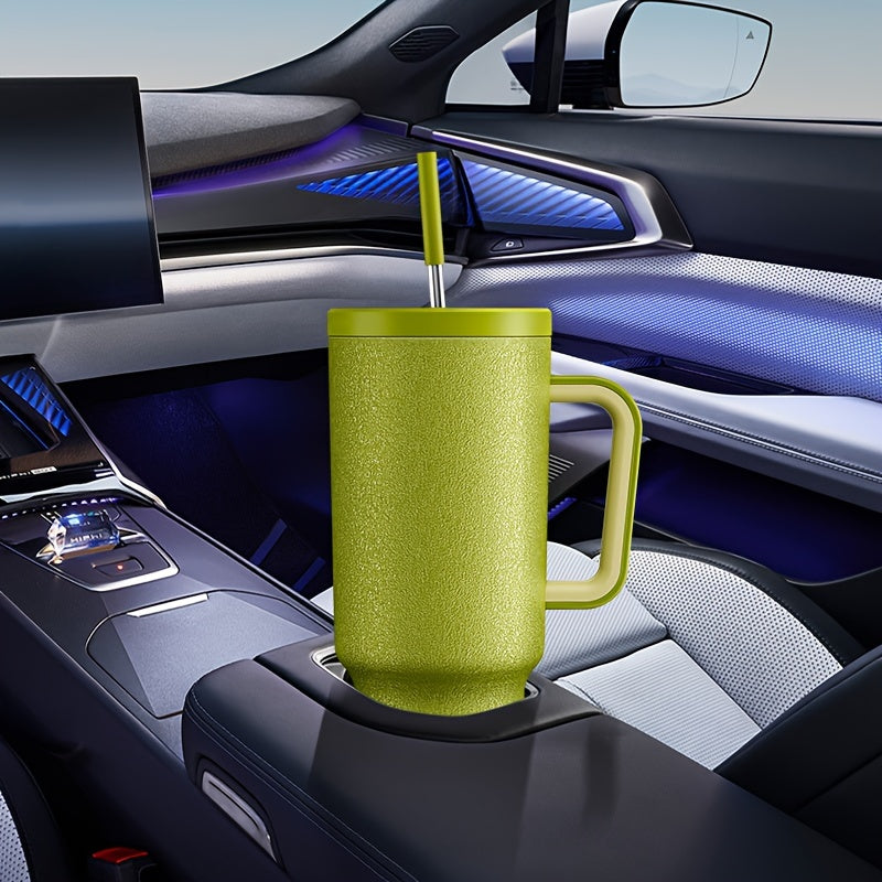 40oz Stainless Steel Tumbler With Lid And Straw - Insulated