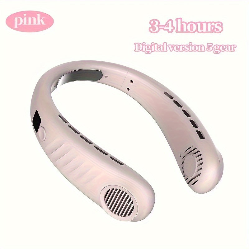 Ultra-Portable Mini Hanging Neck Fan - Whisper-Quiet