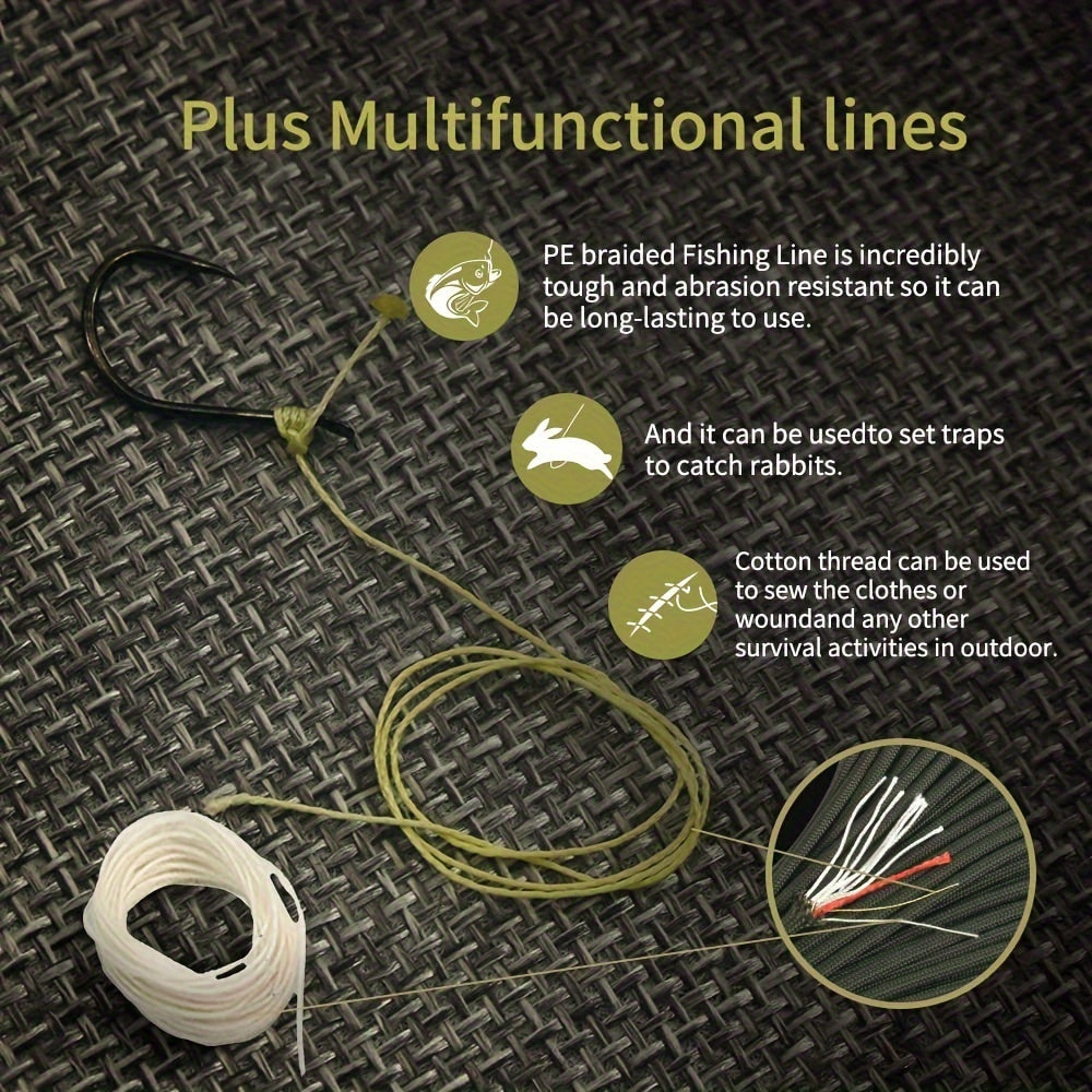 100ft 10-Core Paracord Rope 120lb Tensile Strength