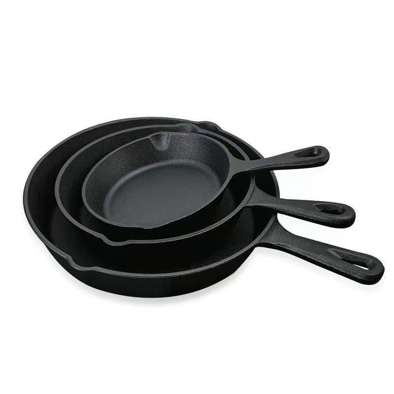 3pcs Premium Cast Iron Cookware Set