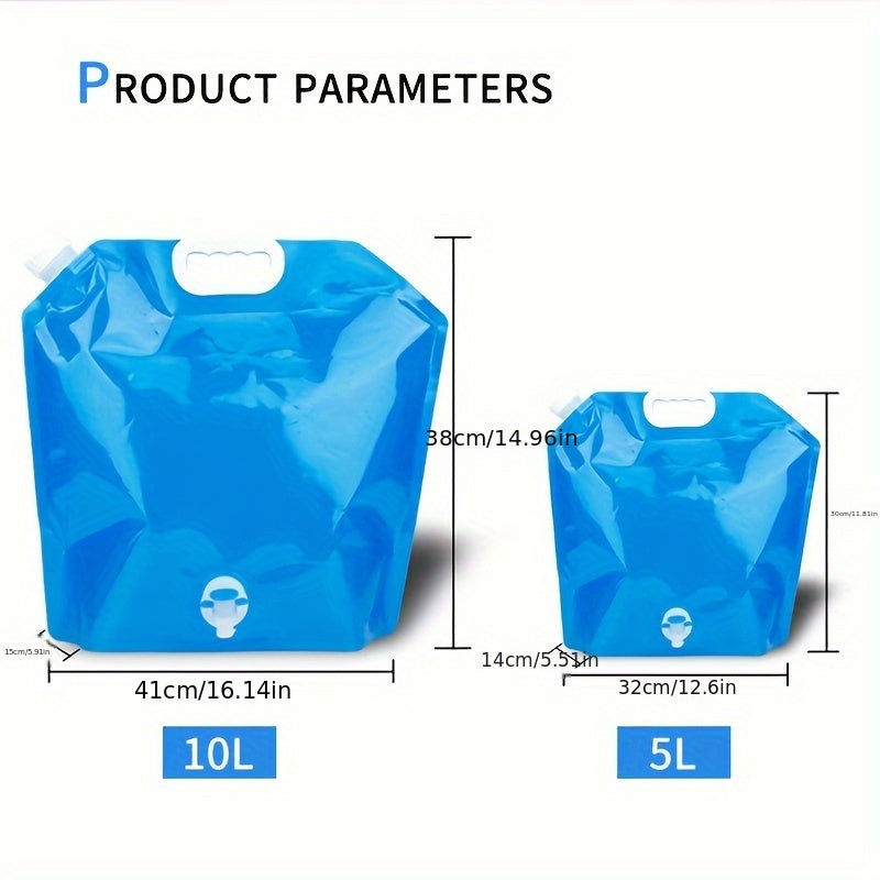 1.32gal/1.45gal/2.64gal/3.96gal Collapsible Water Container Bag