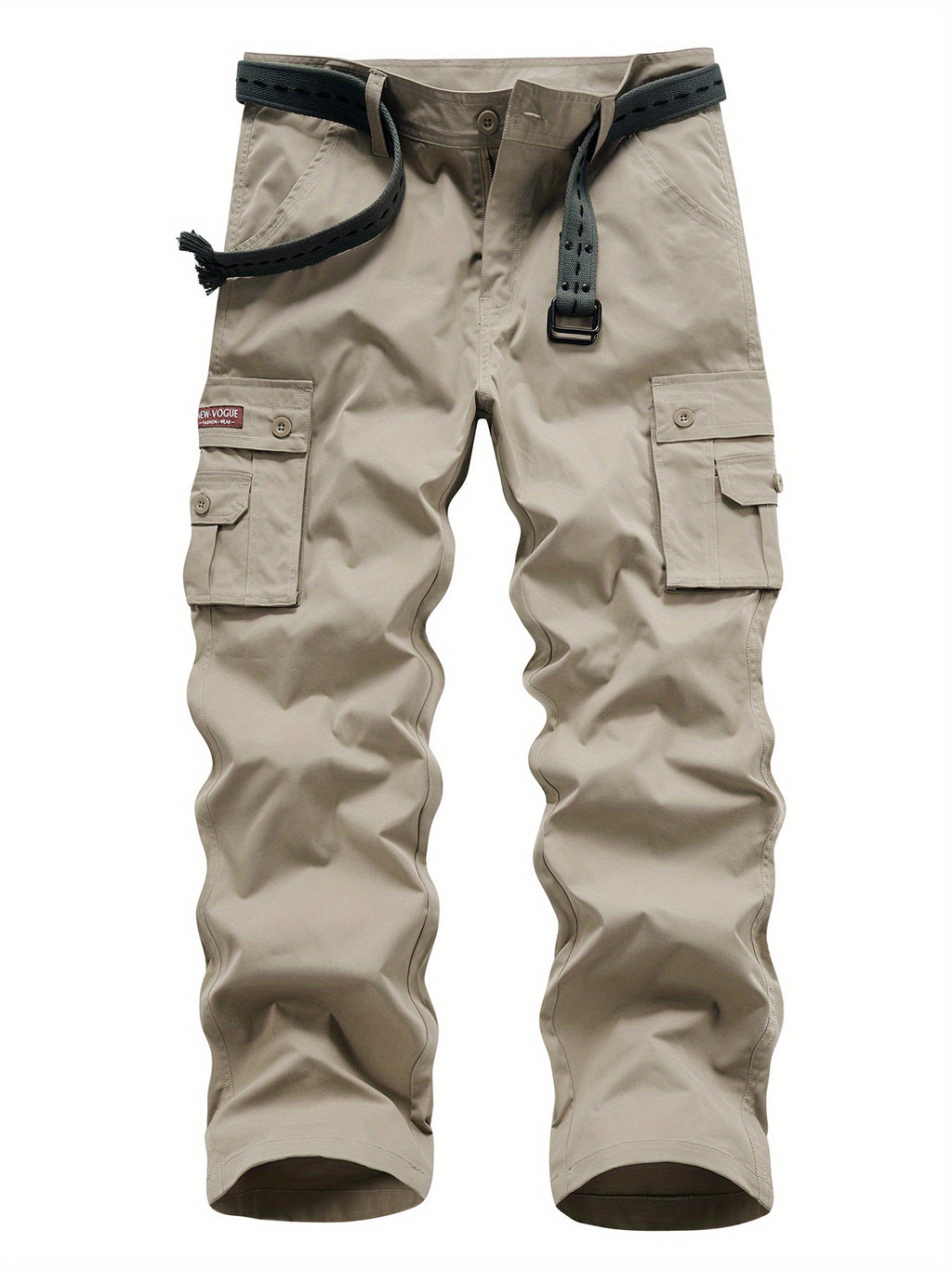 Classic Design Multi Flap Pockets Cargo Pants, Loose Fit Drawstring Cargo Pants