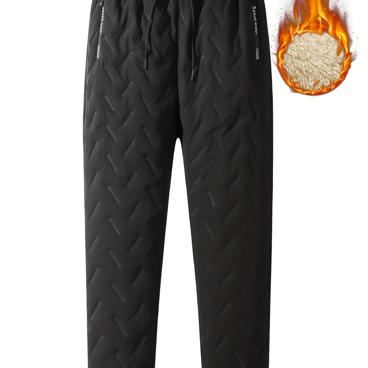 Men's Winter Warm Fleece Lined Pants