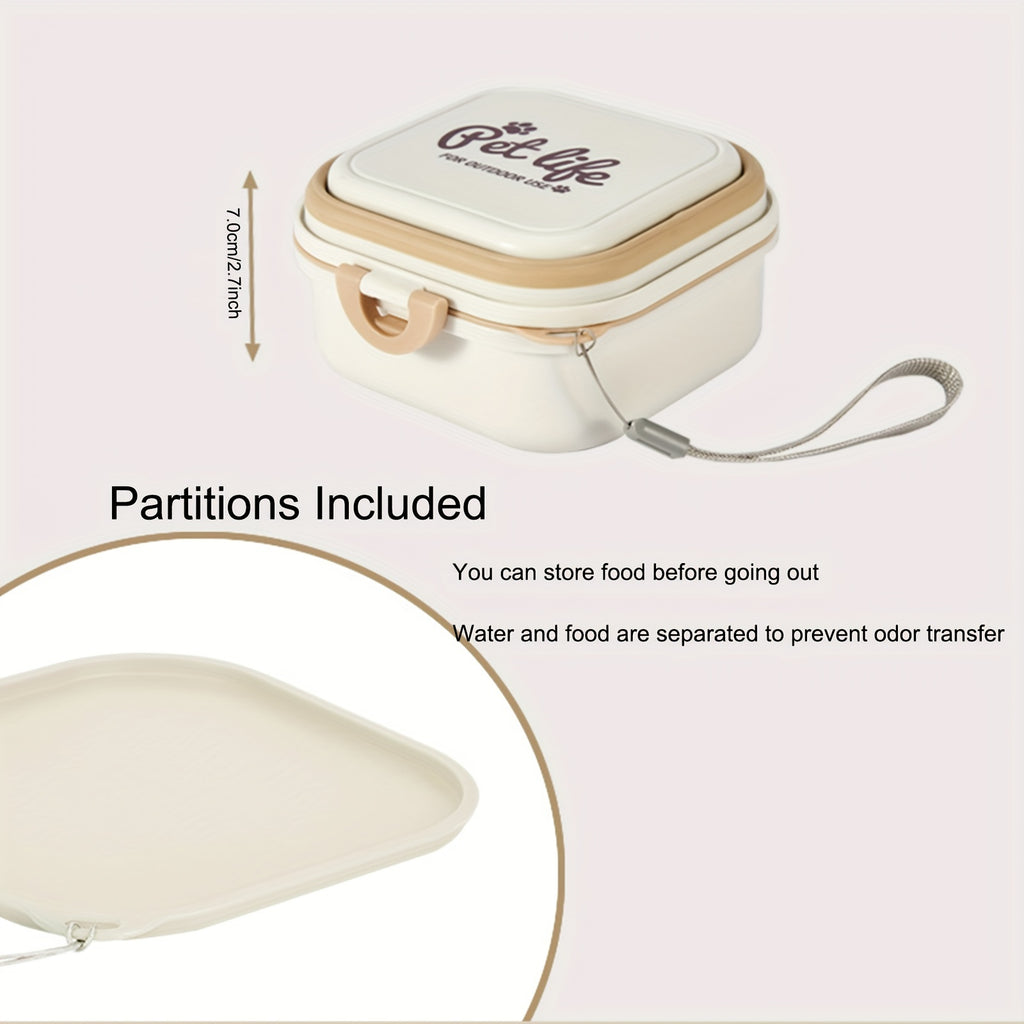 Pet Dancer 2-in-1 Portable Dog Bowl for Travel
