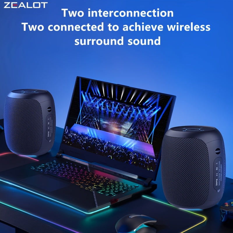 10W Wireless Speakers, Outdoor Portable