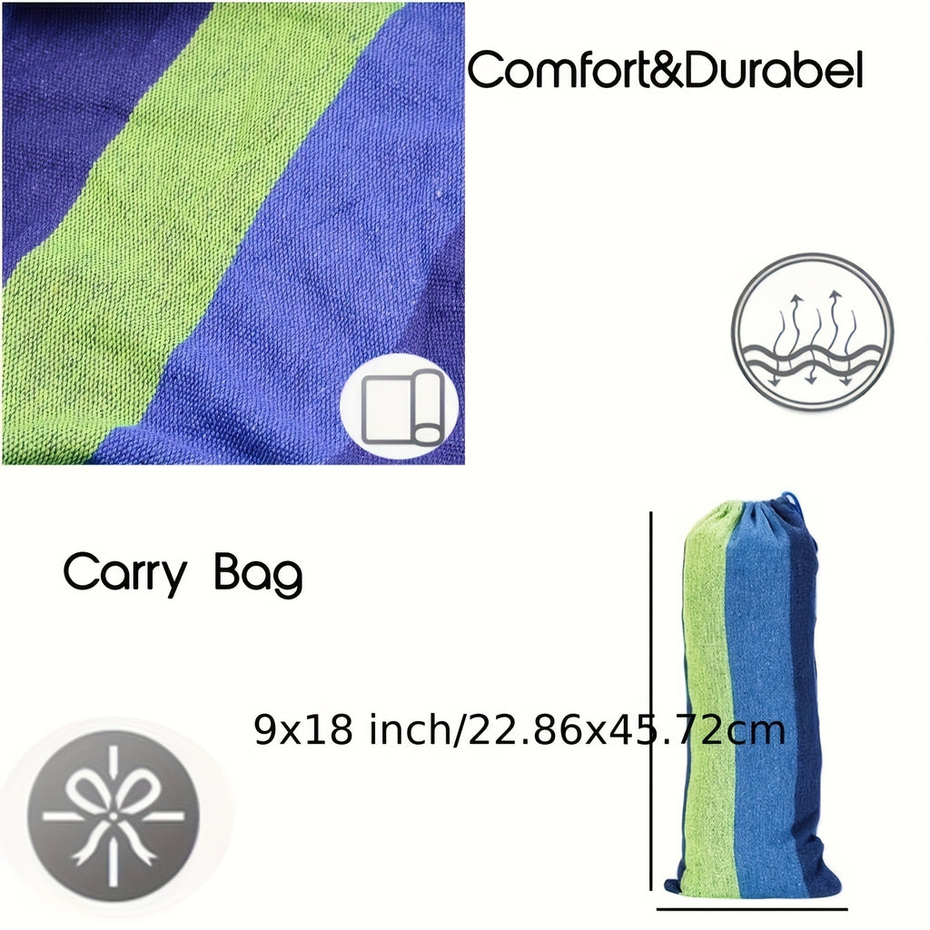 2.8*1.5M Thickened Fabric Curved Stick Anti-rollover Hammock