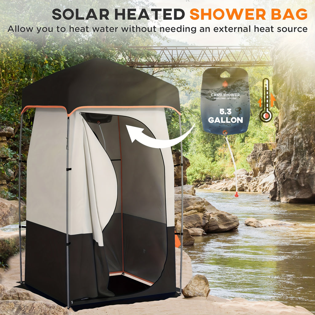Outsunny Portable Shower Tent - Privacy Shelter