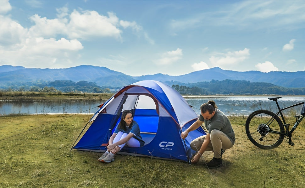 3 Person Camping Tent - Dome Tents, Waterproof Windproof