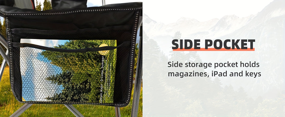 500 LBS Heavy Duty Oversized Camping Chair