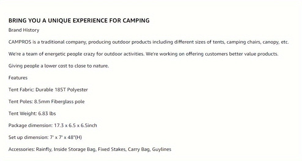 3 Person Camping Tent - Dome Tents, Waterproof Windproof