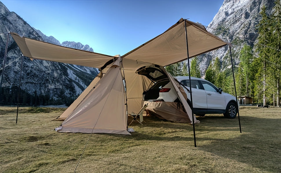 SUV Car Tent, Tailgate Shade Awning Tent for Camping