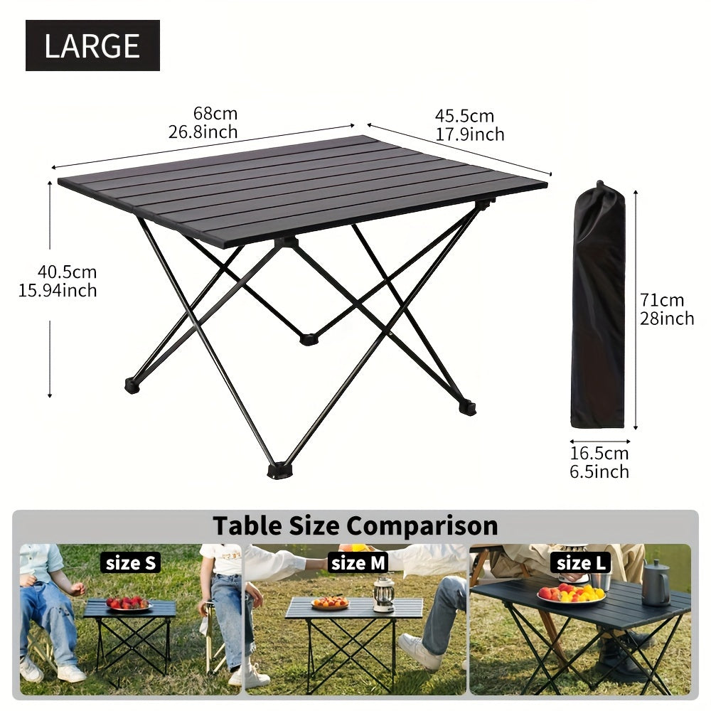 7050 Aluminum Alloy Folding Table, Anti-corrosion, Anti-scratch Foldable Table