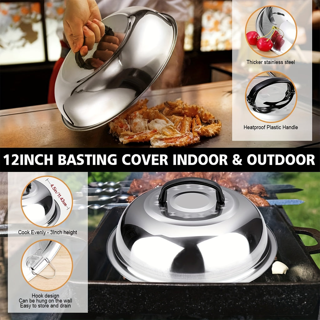 8pcs/39pcs  Griddle Accessory Set: Stainless Steel BBQ Tools