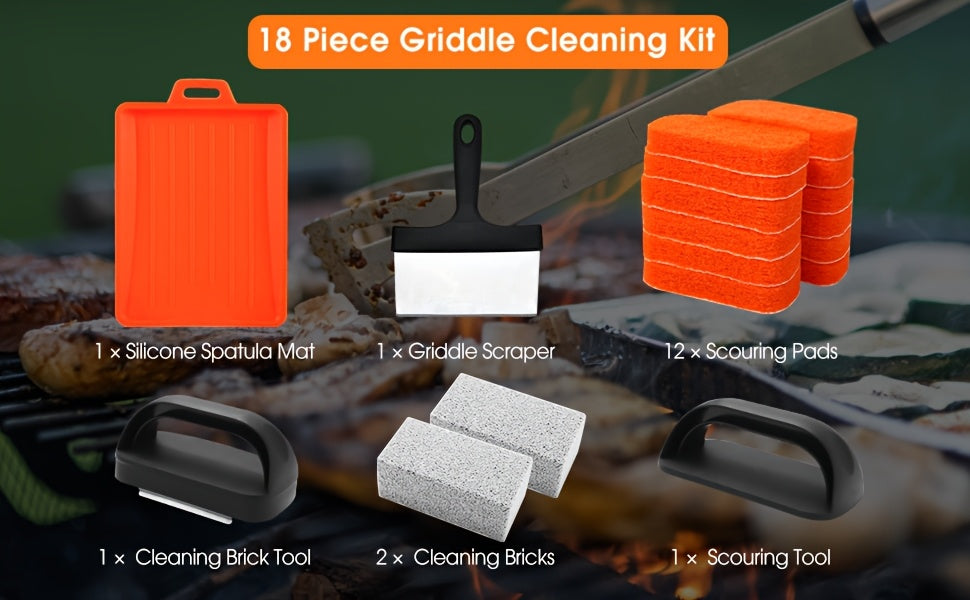 Upgraded Griddle Cleaning Kit