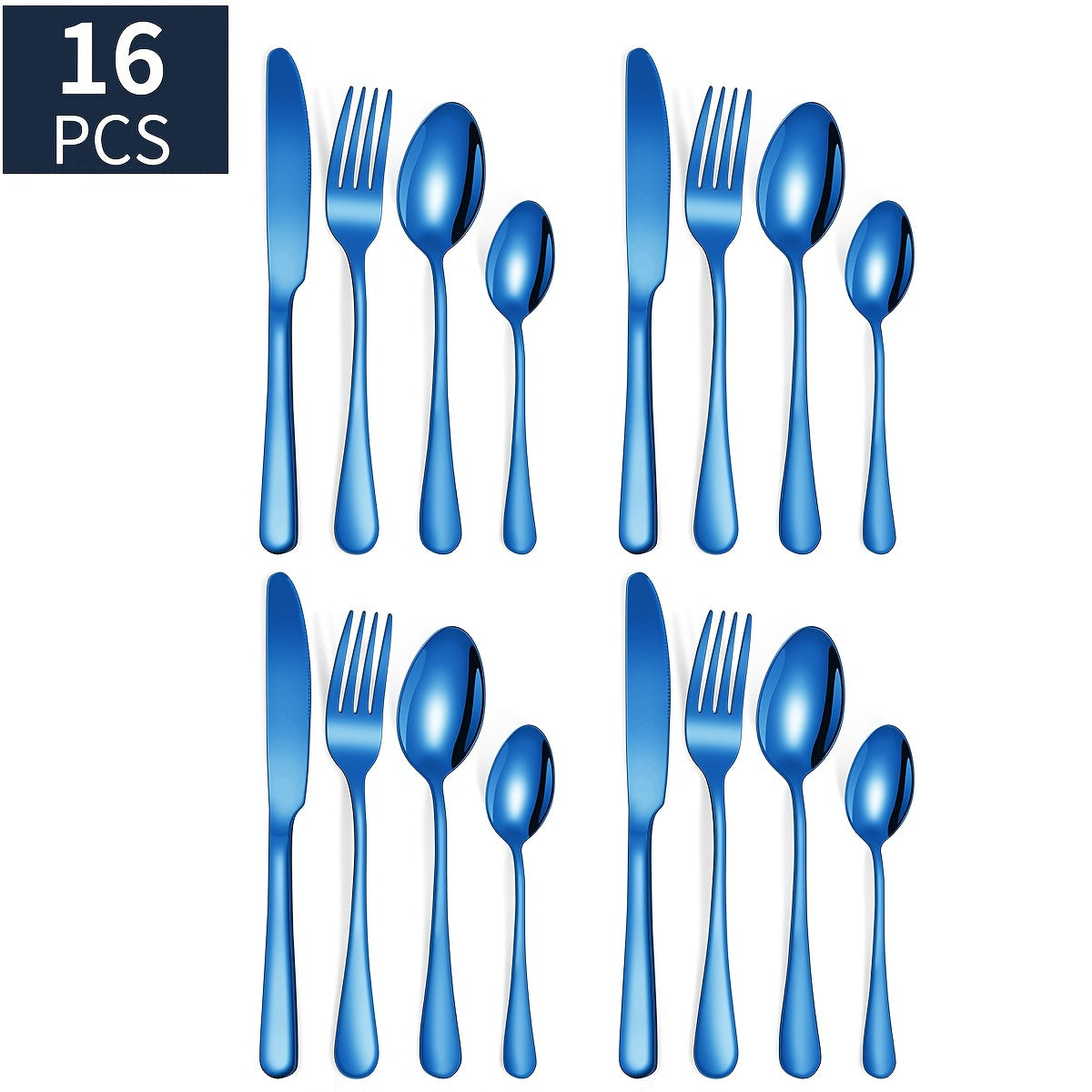 16pcs/24pcs tableware stainless steel knife, fork and spoon set