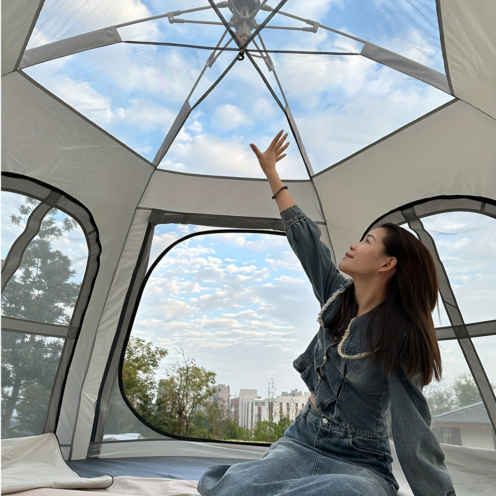 Outdoor Hexagonal Tent,  3-5 People