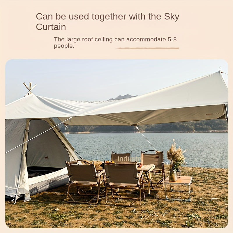 Luxury Pyramid Tent With Sky Curtain
