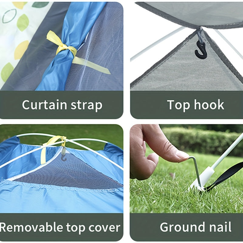 2-Person Automatic Pop-Up Tent, 2 Doors