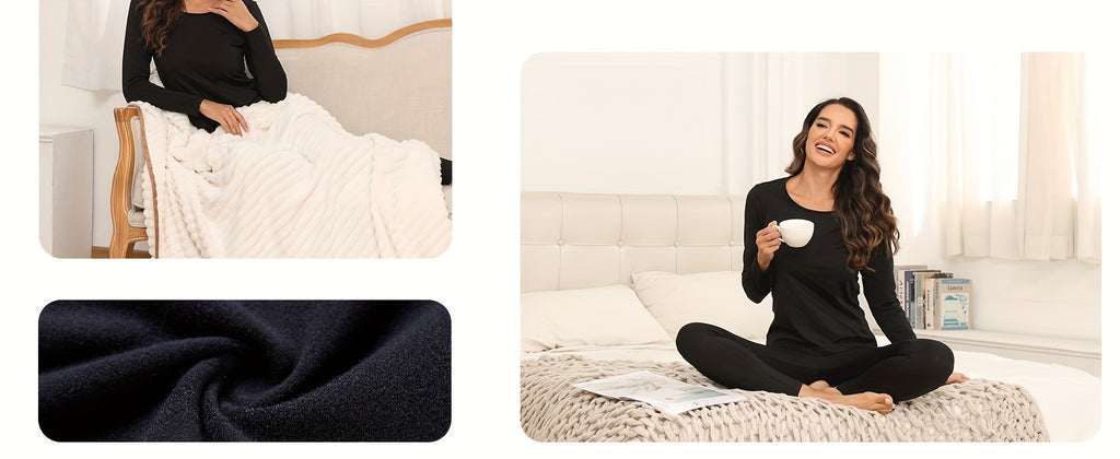 3-Pack Womens Super Cozy Thermal Underwear Set