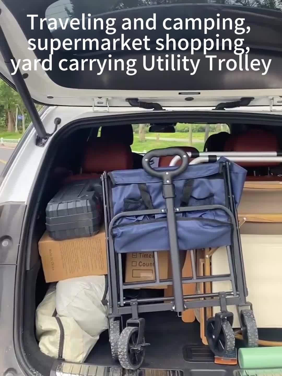 28x18x36in Oversized Camper Folding Trolley