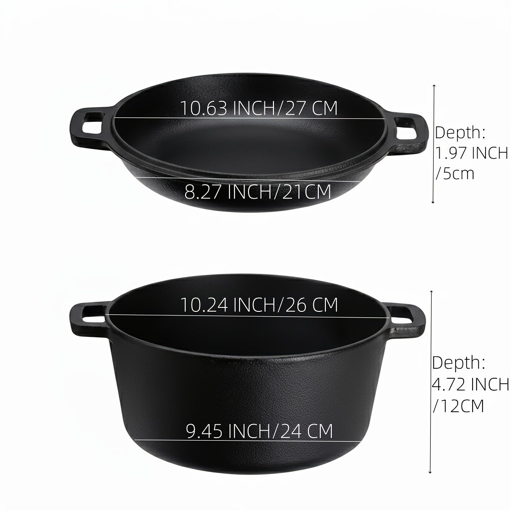 Cast Iron Cookware Series - 6PC/5PC/4PC Sets