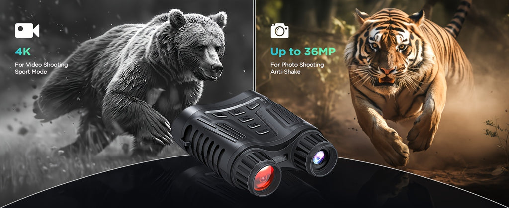 High-Definition Infrared Binoculars for Nighttime Use