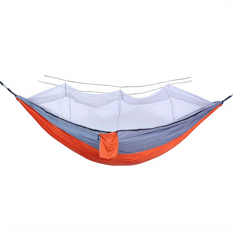 Anti-Rollover Double Hammock with Mosquito Net