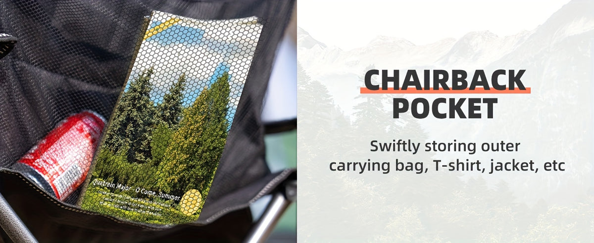 500 LBS Heavy Duty Oversized Camping Chair