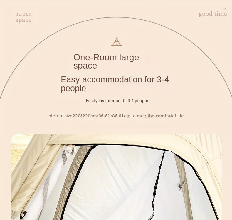 Luxury Pyramid Tent With Sky Curtain