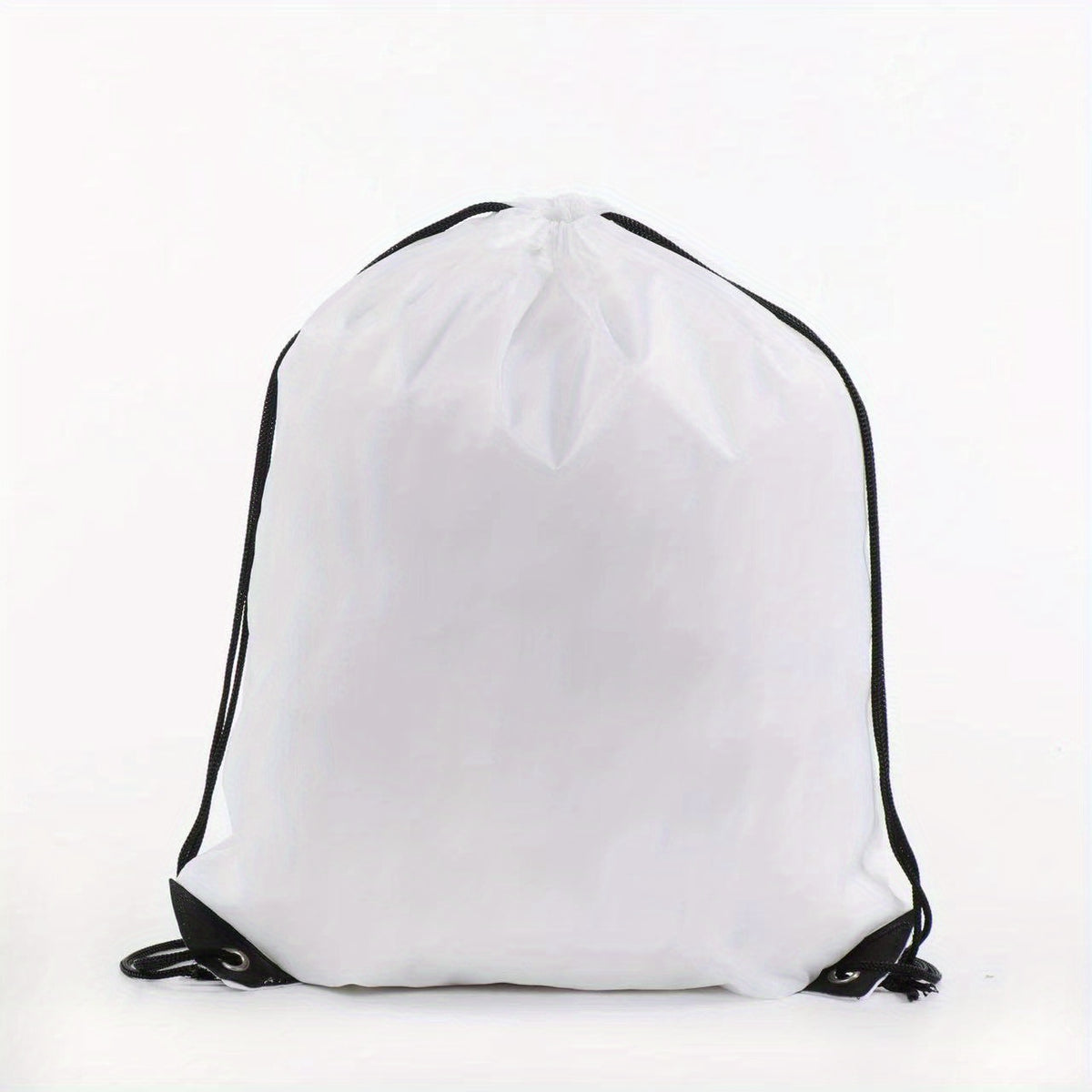 Vibrant Nylon Drawstring Backpack  16"- Lightweight & Durable
