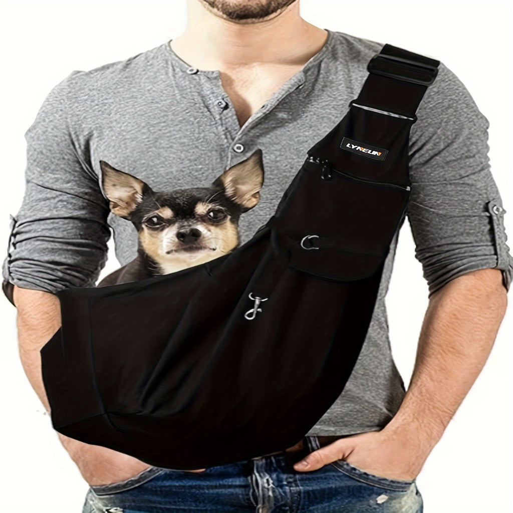 Large Capacity Pet Pal Sling Carrier - Adjustable, Lightweight, Breathable, and Comfortable