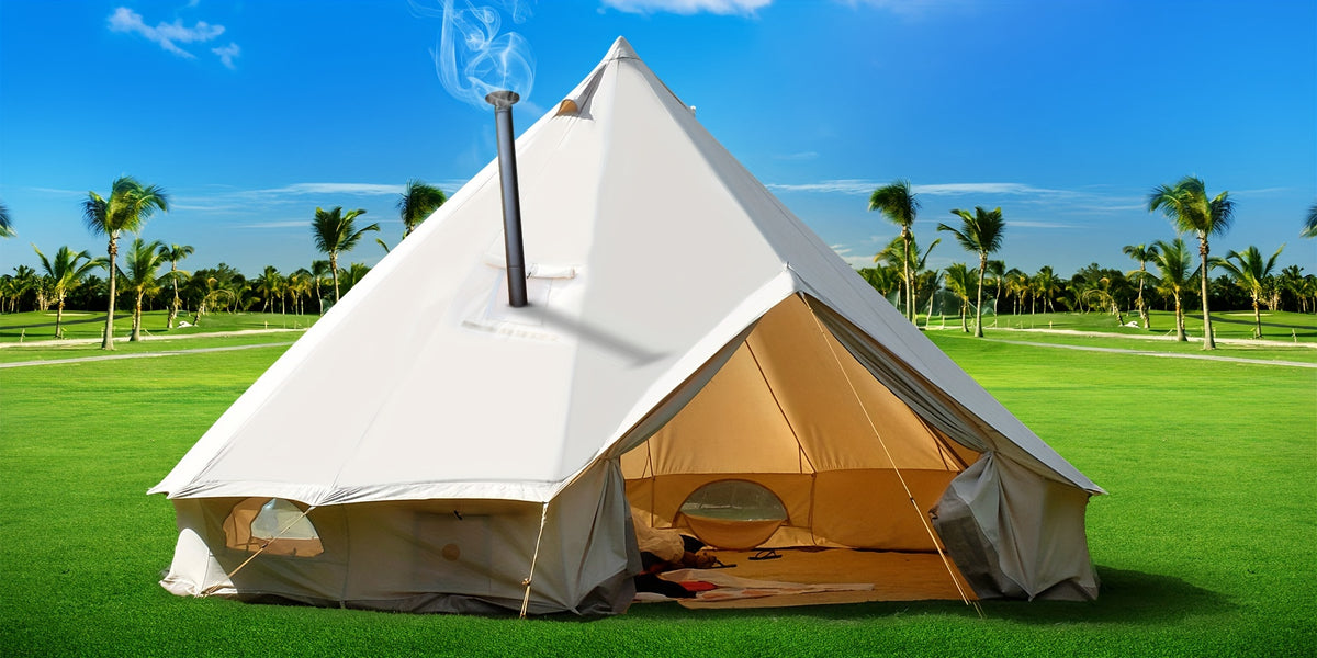 4 Seasons 290G TC Cotton Bell Tent - Waterproof