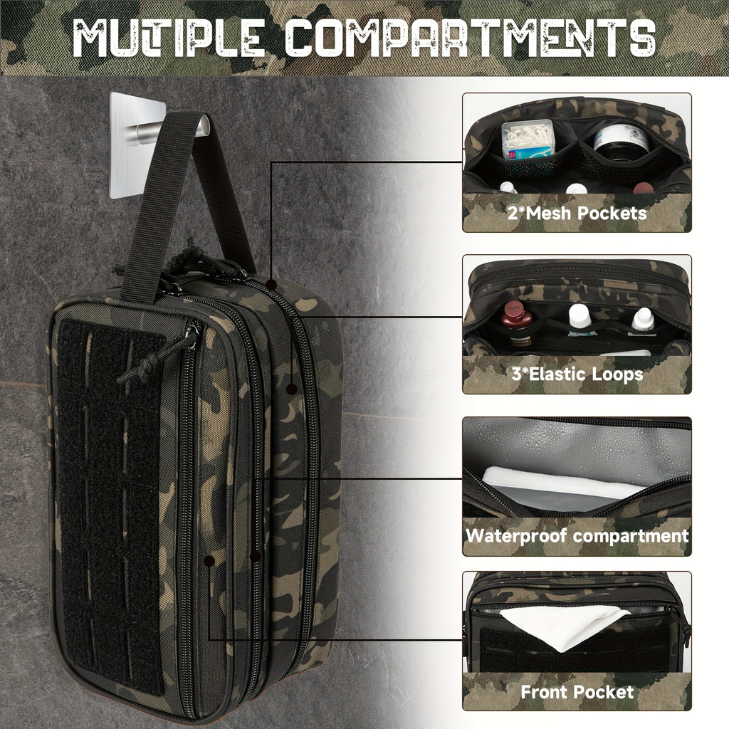 Durable Water-Resistant Outdoor Toiletry Bag