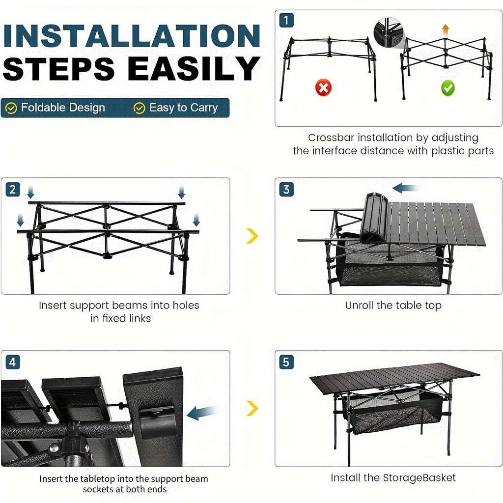 Portable Folding Camping Table