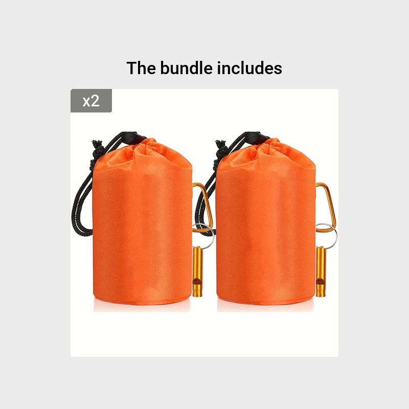 1/2pcs Outdoor Sleeping Bag, Emergency Camping Hiking Sleeping Bag