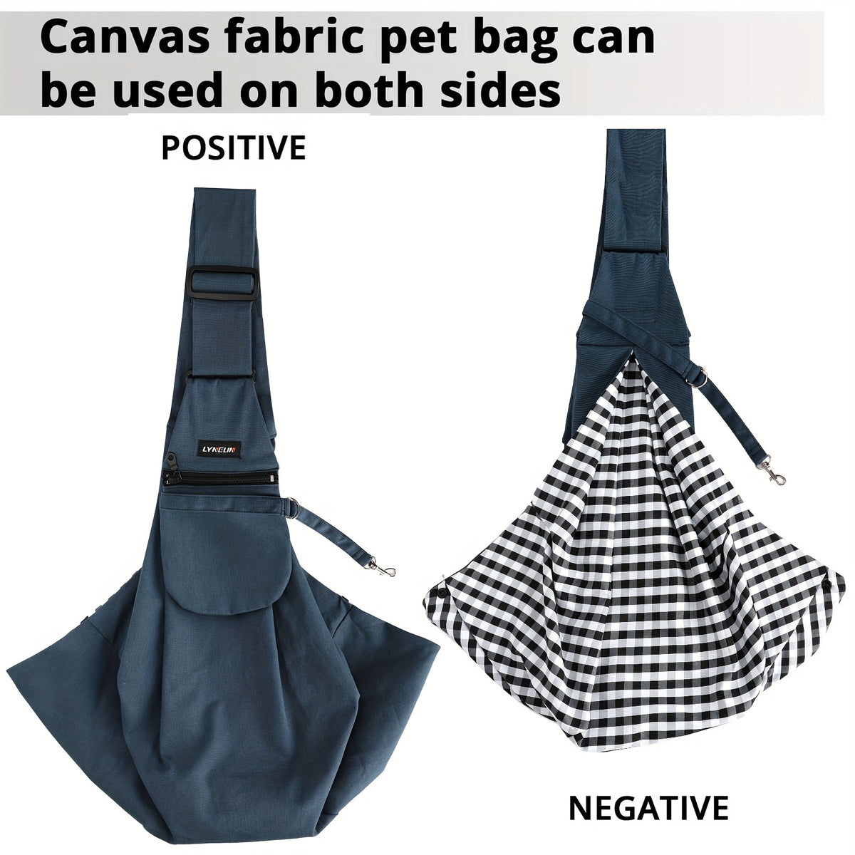 Large Capacity Pet Pal Sling Carrier - Adjustable, Lightweight, Breathable, and Comfortable