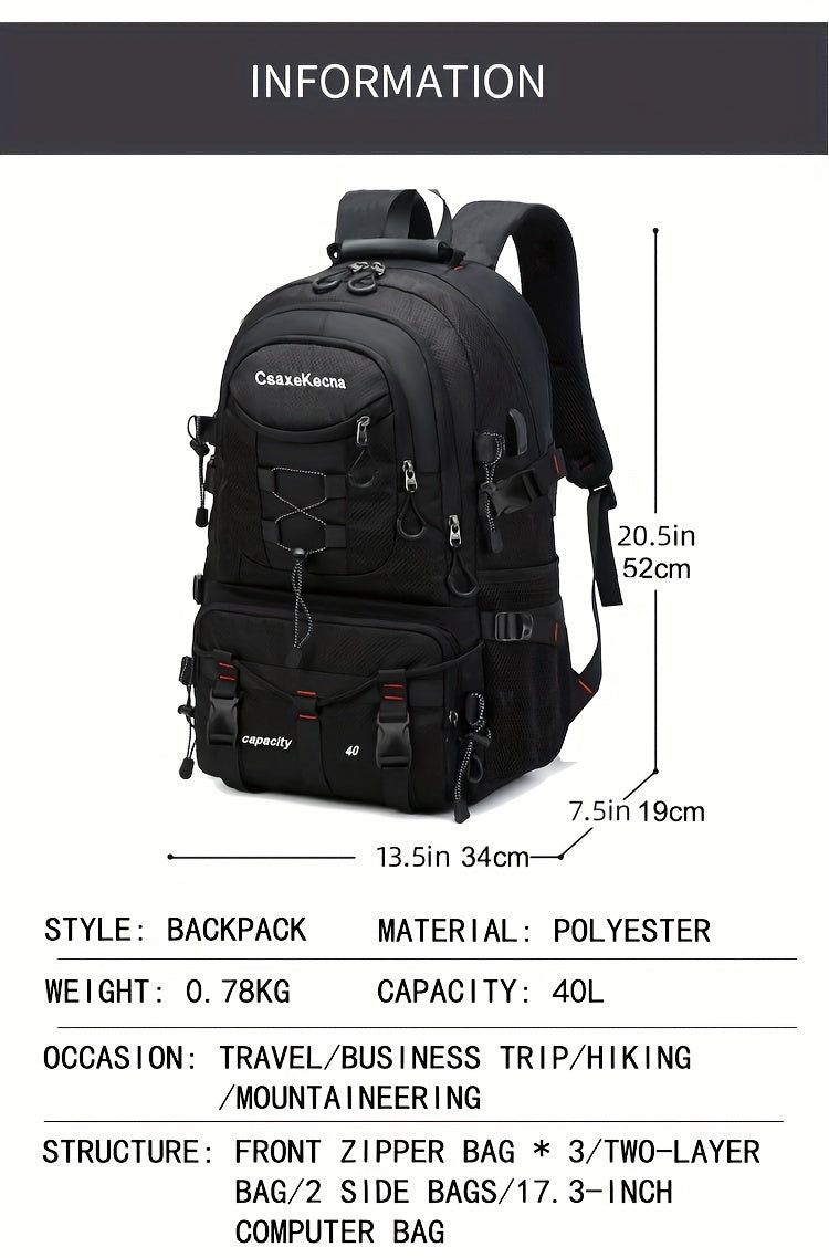 17-inch Laptop Compatible Durable Polyester Backpack