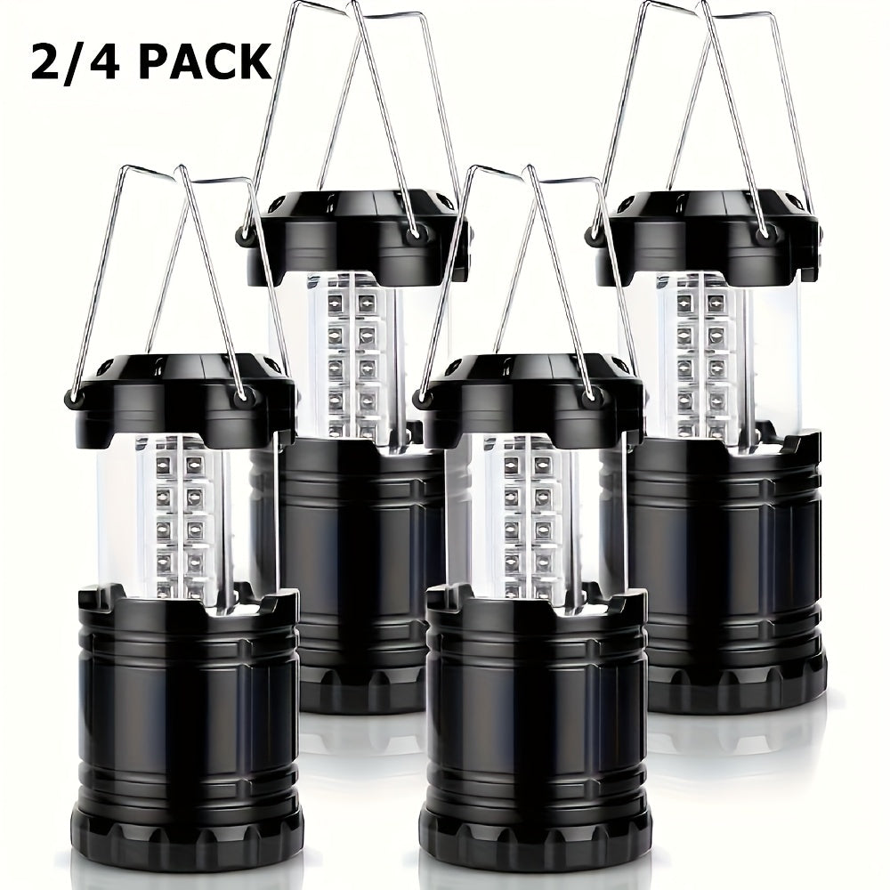 2/4packs 30LED Camping LightsSuper Bright Camping Lantern Portable