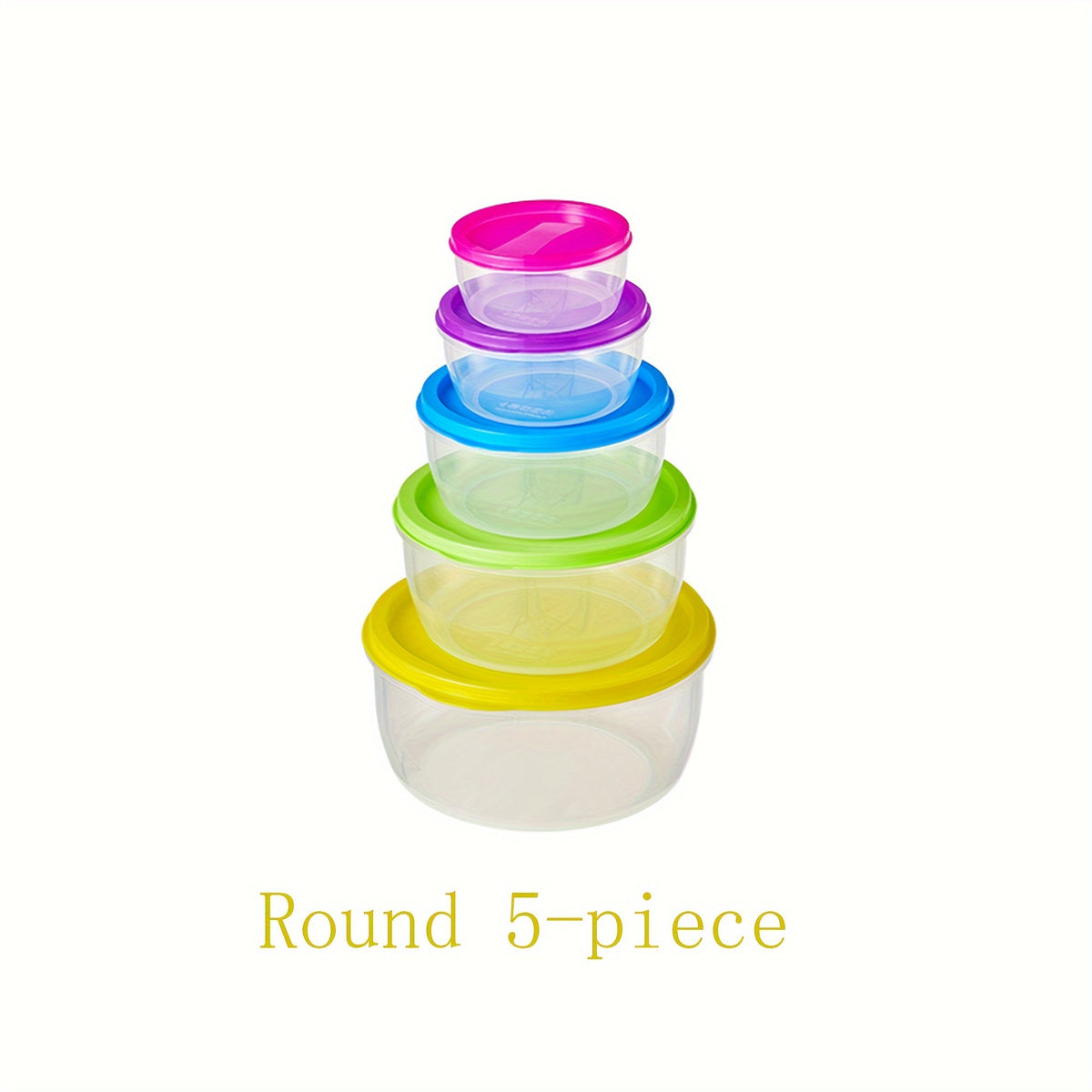 Fresh-keeping Box 4/5/6pcs Set with Lid Food Storage Container