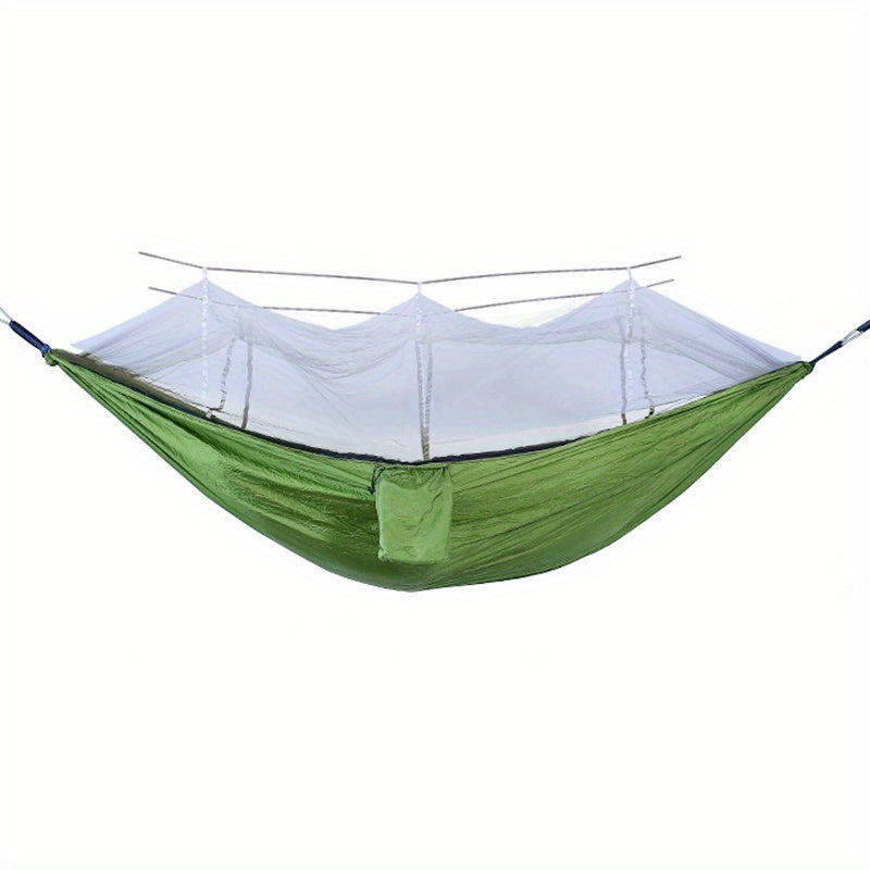 Anti-Rollover Double Hammock with Mosquito Net