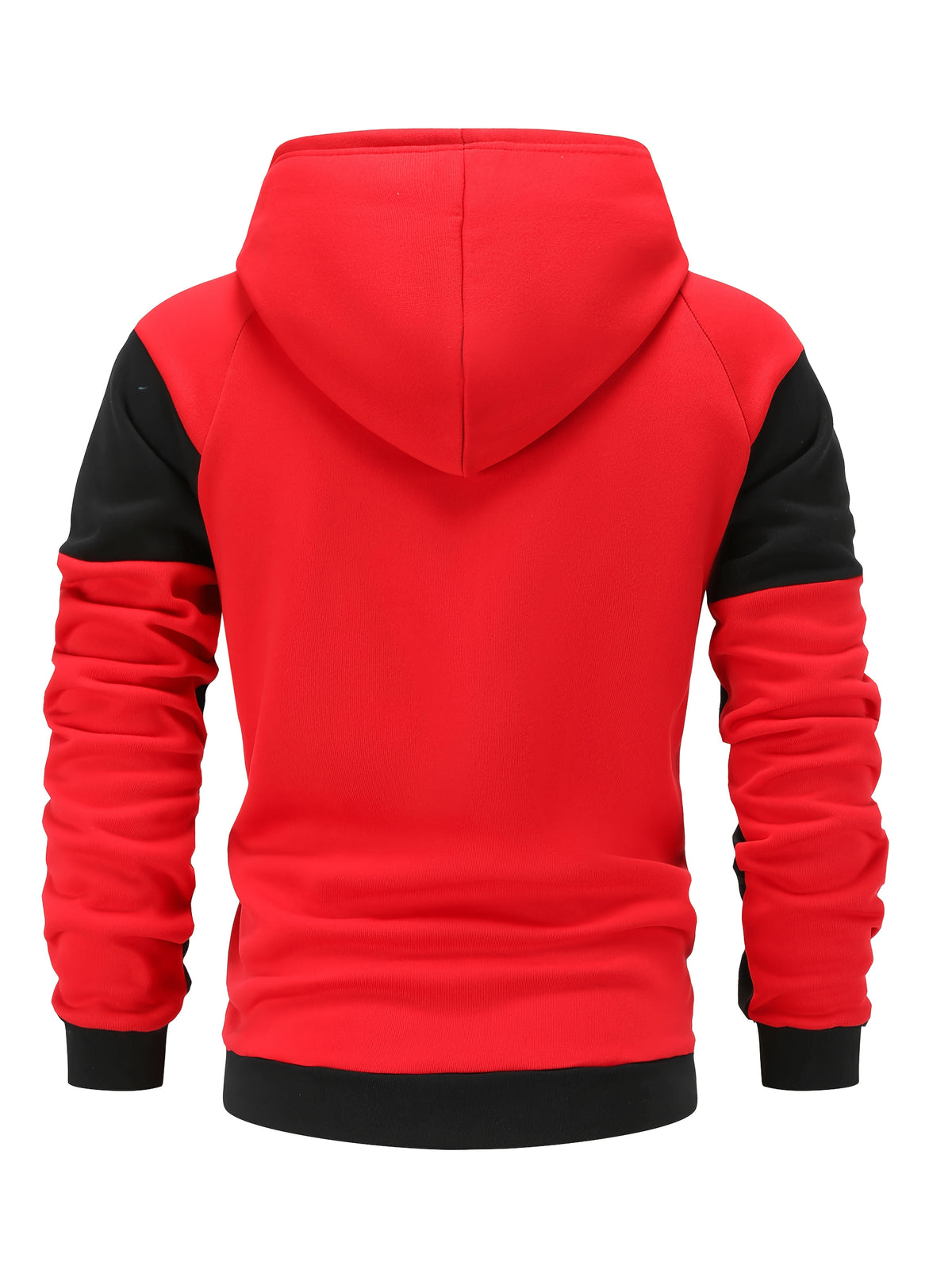 Double Layer Drawstring Hooded Jacket