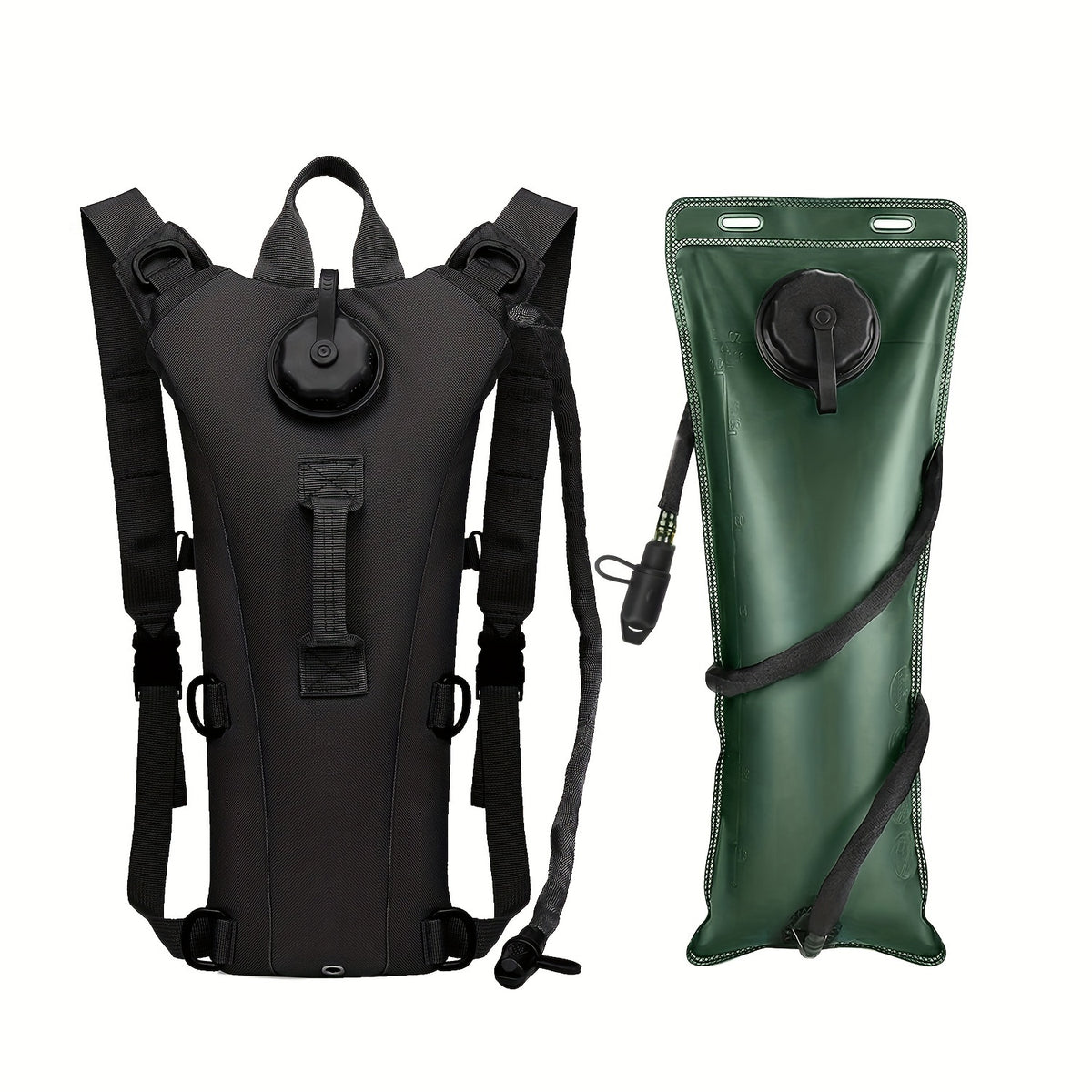 101.44oz Water Bladder Bag Hiking Camping Hydration Backpack